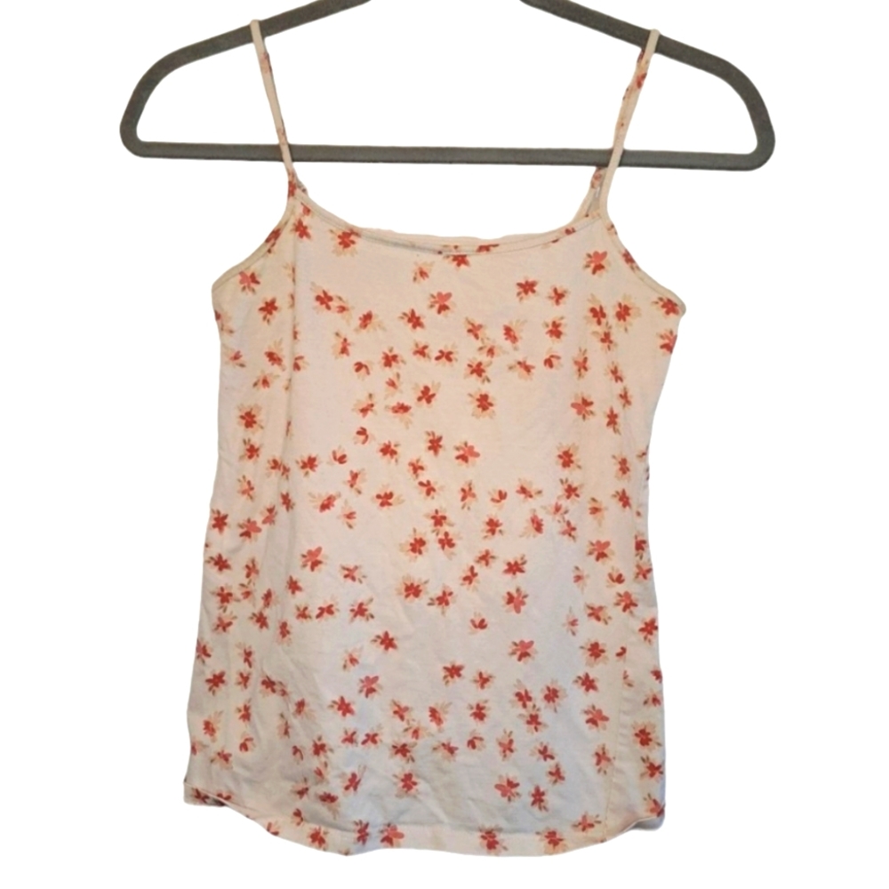 Loft Floral Spaghetti Strap Tank Top Size XS